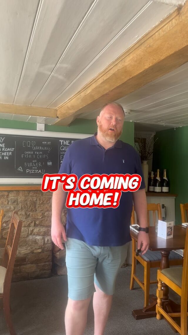 Owain has said in this video: ‘it’s coming home!’”

Join us at the Hanney Fanzone for the England Euros! 🎉

Featuring DJ Swifty and live music by @tomwells_music, it’s gonna be mega.

Don’t miss out! 🏴‍☠️⚽

Father’s Day on Sunday 16th June, is gonna be the best way to treat Dad! 

Serving pizzas and burgers during every game. 

#HanneyFanzone #Euros2024 #ItsComingHome #LiveMusic #TomWells #Djswifty