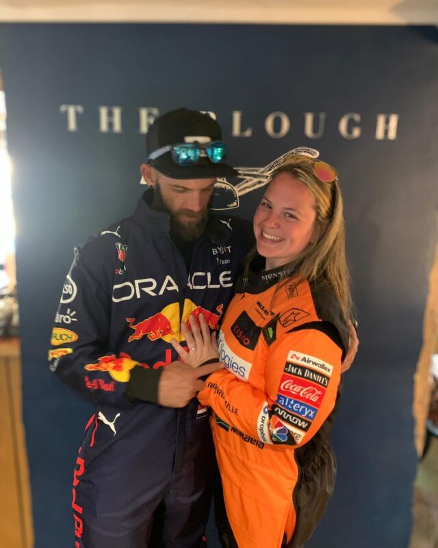 Even though we’ve tried to talk her out of it, our incredible chef Mikaela got engaged this weekend while they were at silverstone watching the Grand Prix! 

We couldn’t be happier for two people who have been so instrumental in our success and we wish them all the best for the future! Bloody love you two xx